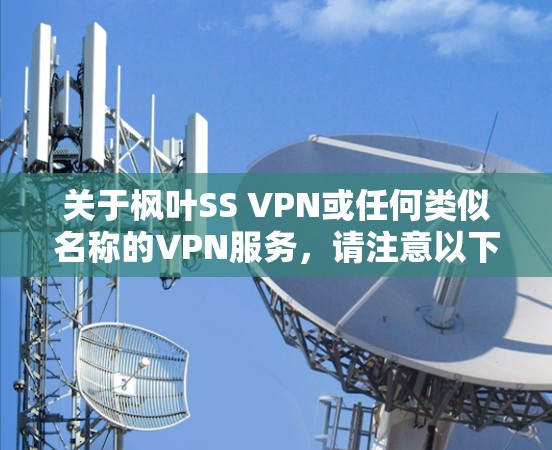 关于枫叶SS VPN或任何类似名称的VPN服务,请注意以下几点重要信息