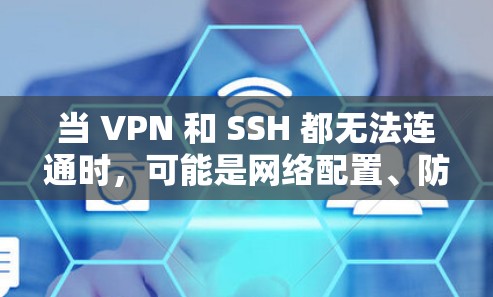 当 VPN 和 SSH 都无法连通时，可能是网络配置、防火墙规则或服务设置问题。以下是逐步排查和解决方案